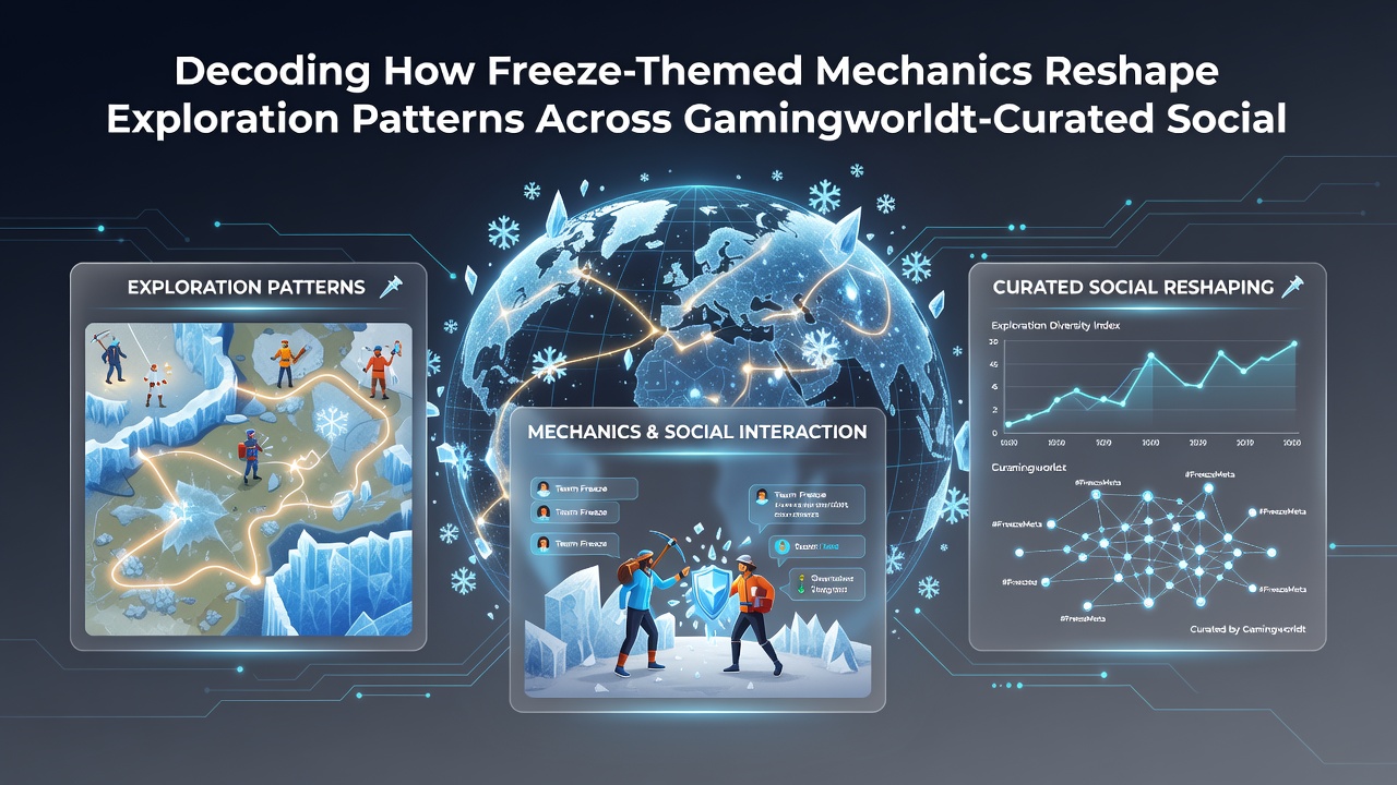 Illustration of user navigation flows influenced by freeze mechanics in social gaming environments