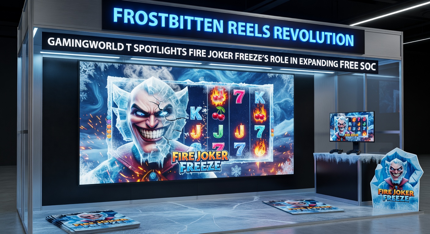 Dynamic infographic showing growth charts for social casino catalogs, highlighting Fire Joker Freeze integration spikes in player engagement metrics across multiple platforms